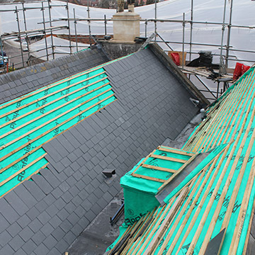 Roofing, tiling and leadwork